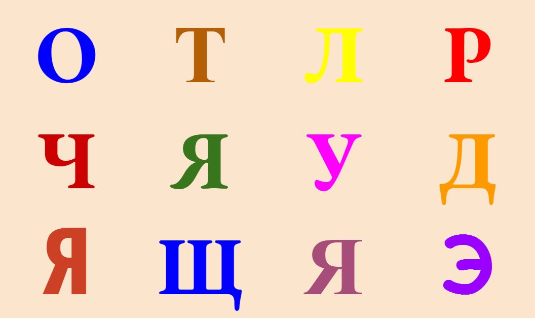 Найди все буквы Я